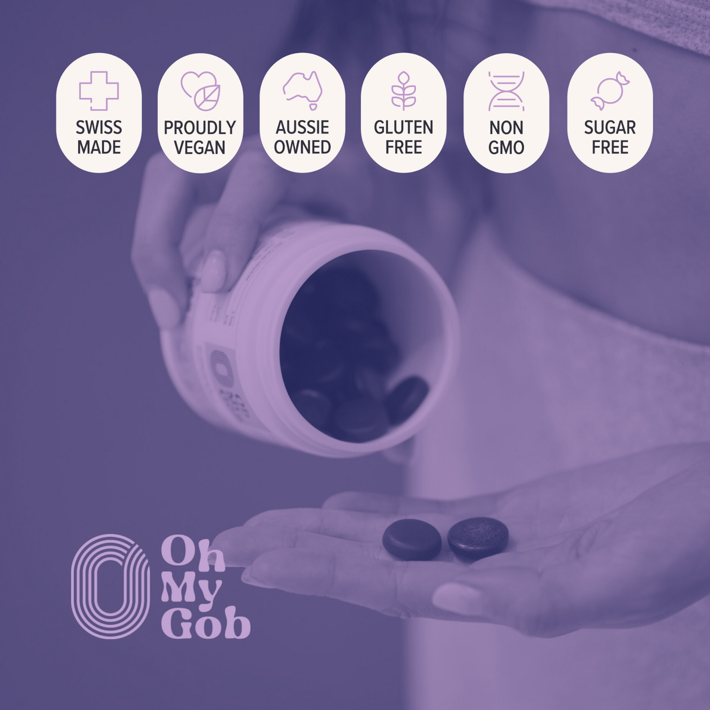 Oral Postbiotic Chewable Pastilles